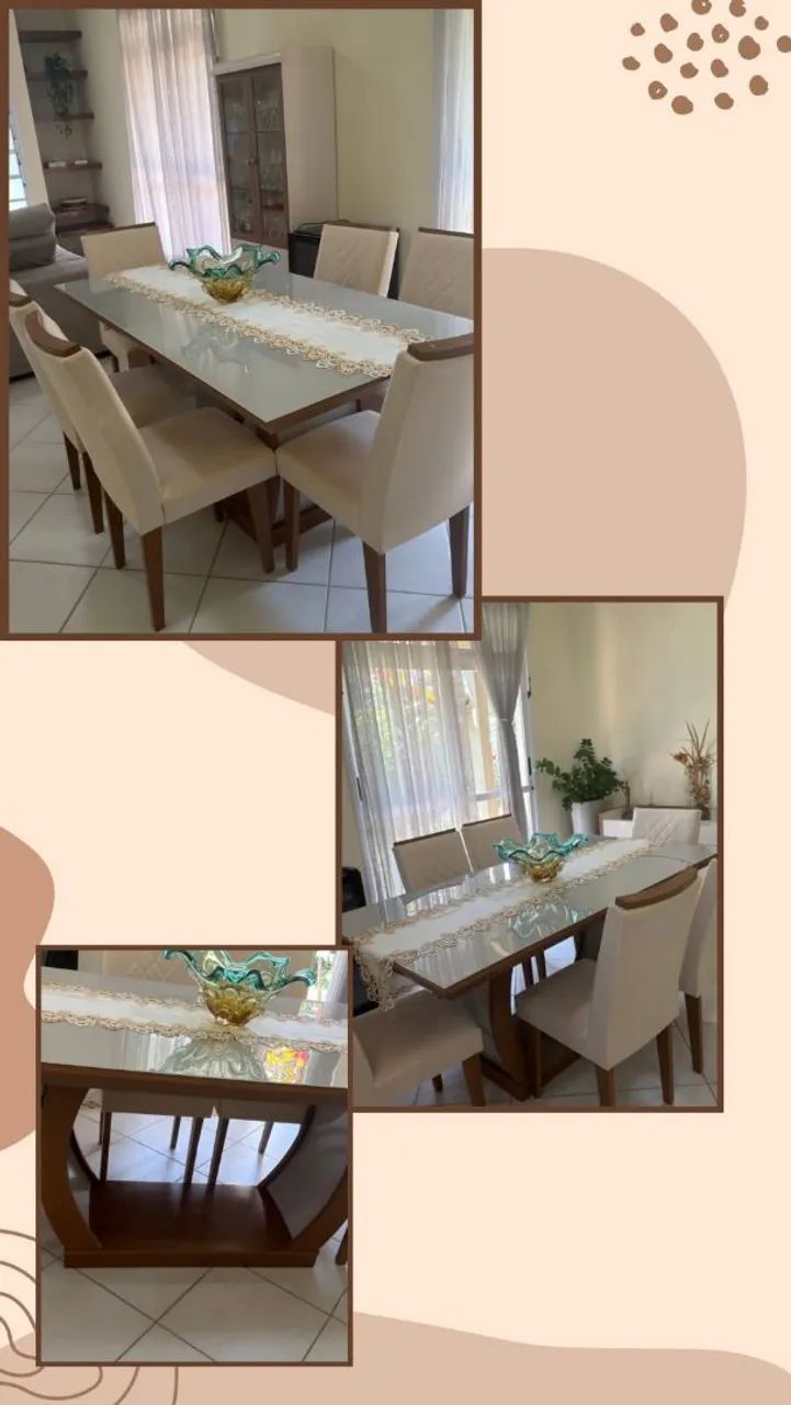 Jogo sala de jantar 