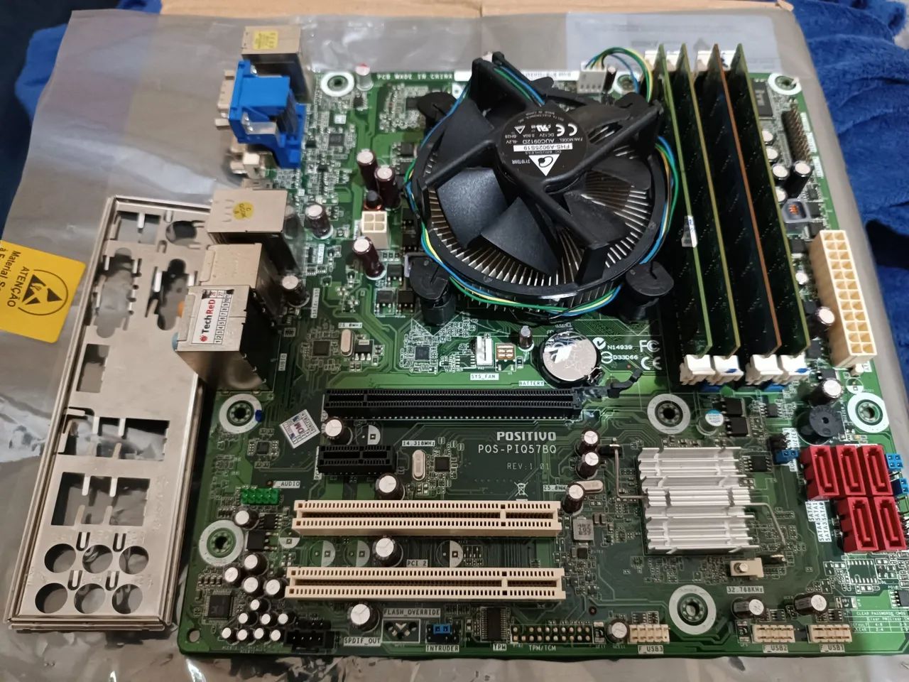 Kit Placa mãe + i5 + 6GB + cooler