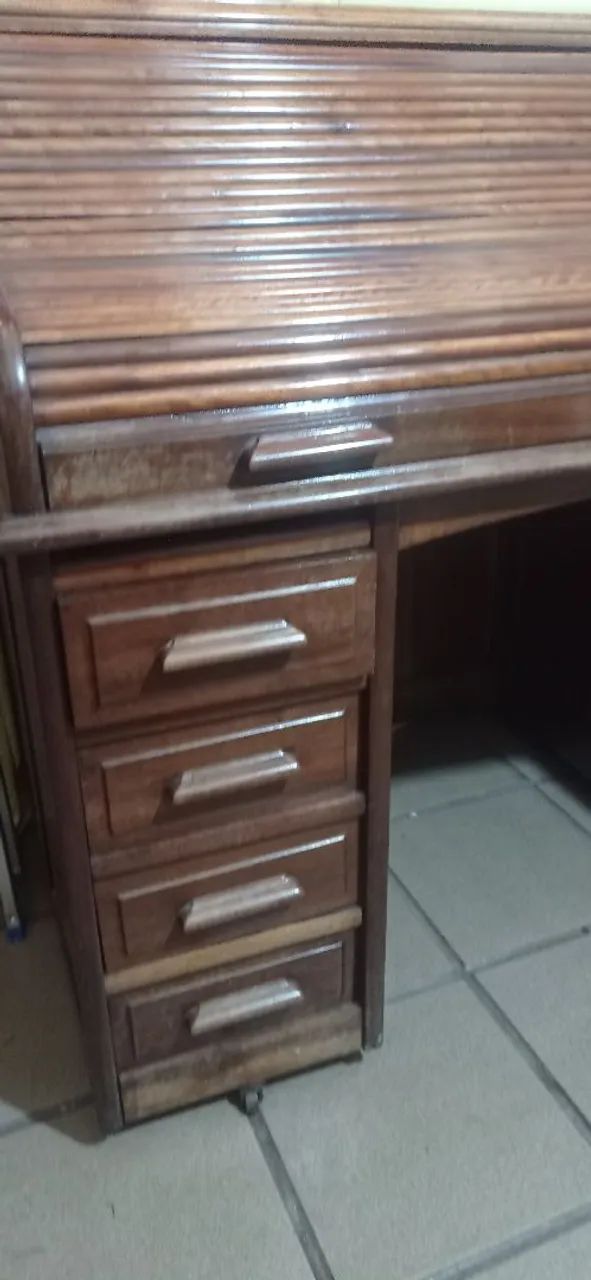 Escrivaninha xerife madeira maciça  - Foto 3