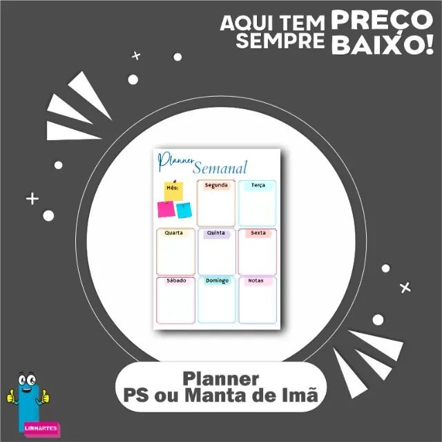 Planner Personalizado - Seu dia a dia mais organizado e produtivo.