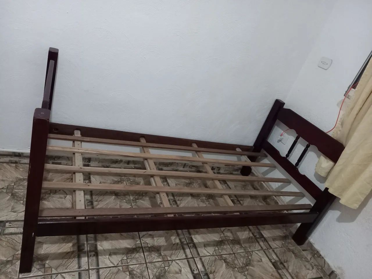 Cama solteiro madeira  - Foto 2