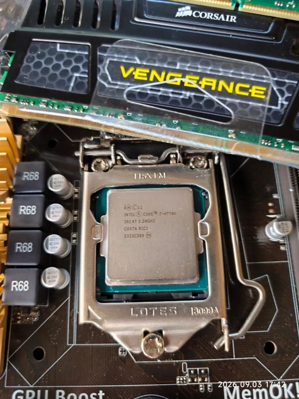Kit i7 4770K + Placa mãe + RAM
