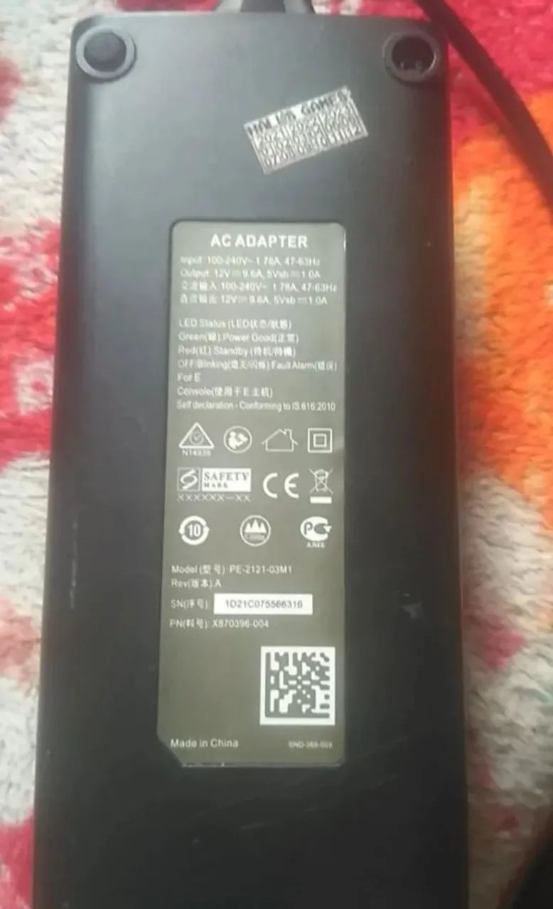 Fonte de xbox 360 super slim bivolt