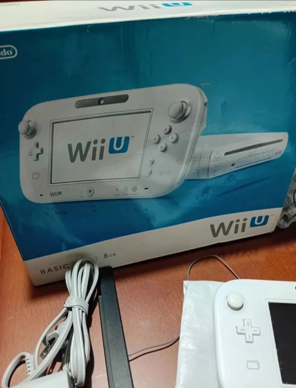 Nintendo Wii u branco desbloqueado + HD de 1TB lotado de jogos1TB  - Foto 2
