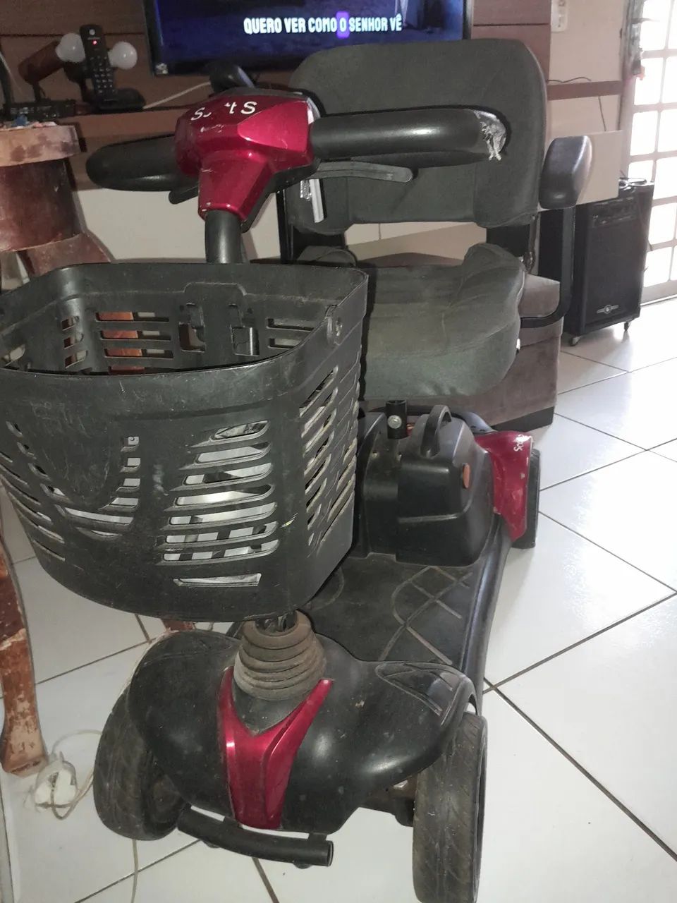 Cadeira de rodas motorizada Scooter eletrica  - Foto 2