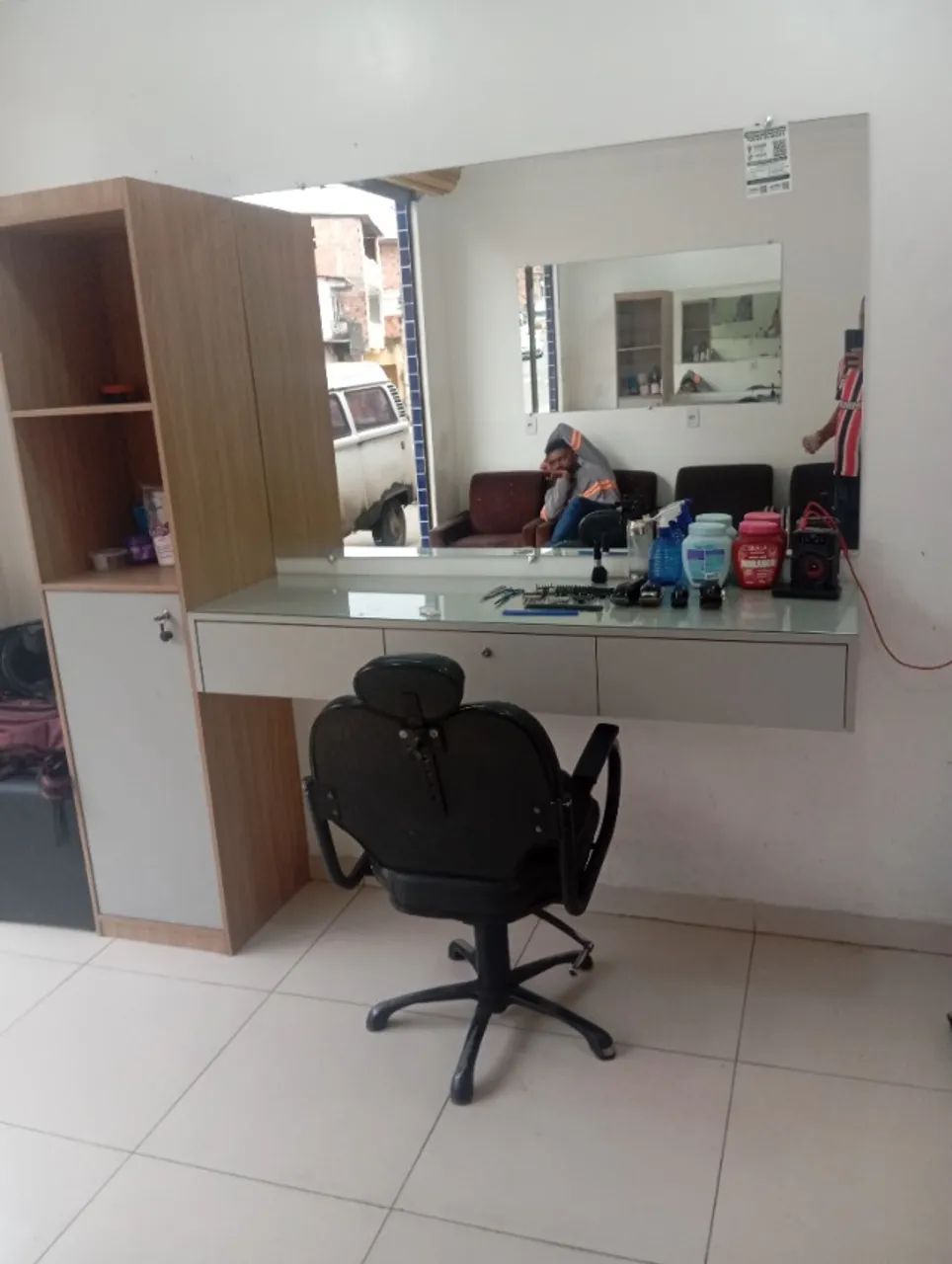 Móveis de barbearia/salão 