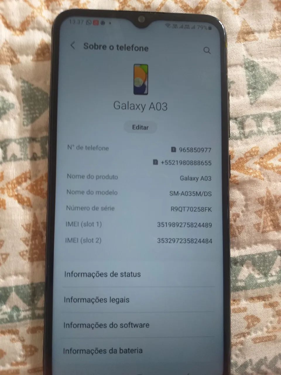 Samsung A03  - Foto 4