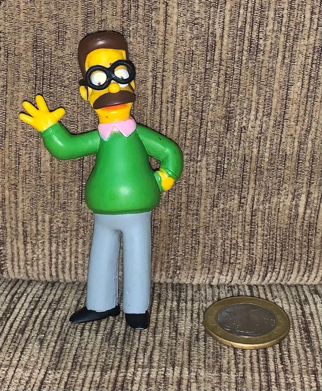 Boneco Ned Flanders The Simpsons 2007 Mundo de Springfield Matt Groening - Foto 2