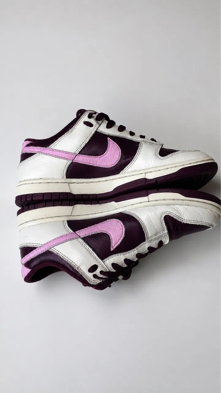 Nike Dunk Low Premium Valentine's Day Vermelho Vinho  - Foto 4