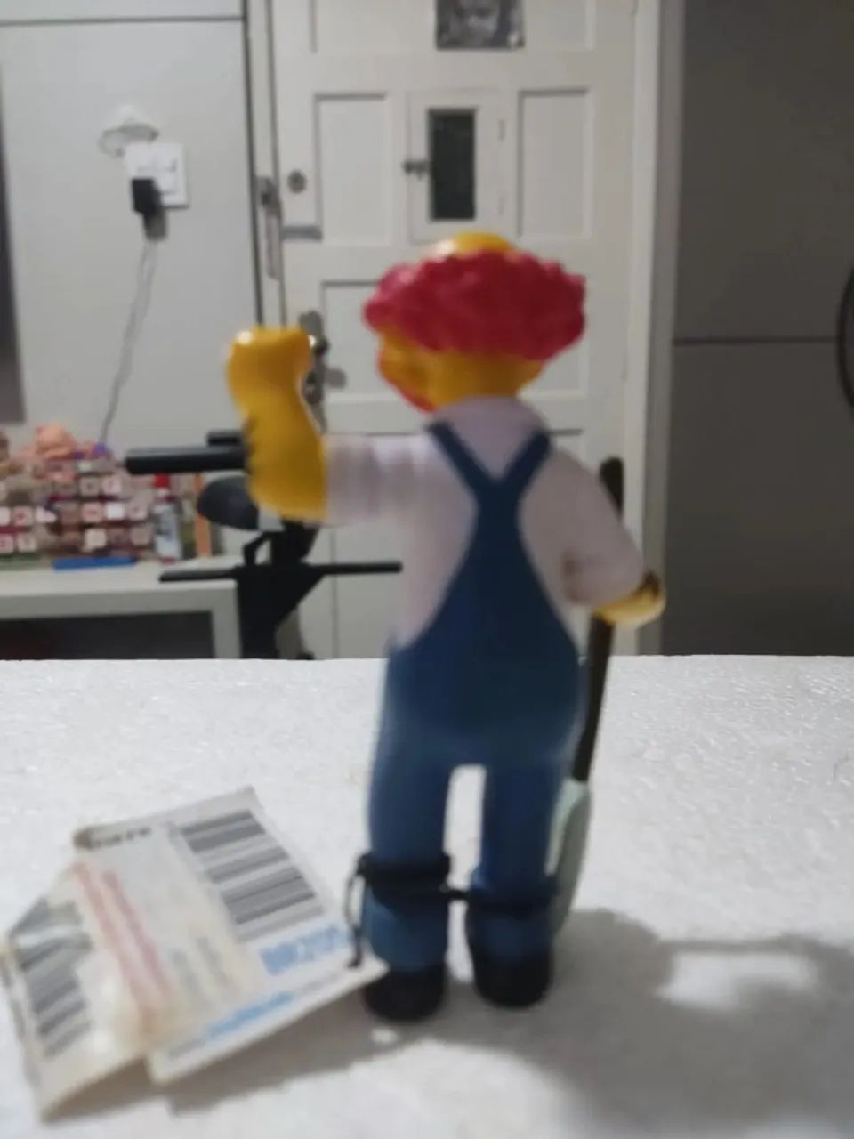 Boneco Zelador Willie (simpsons) Long Jump 8 Cm - Foto 2