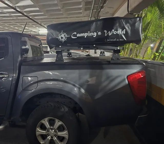 Rack de caçamba elevatório p/ pick-up - Foto 2