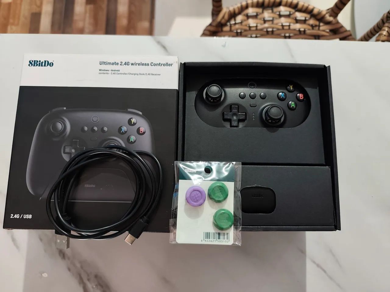 Controle 8Bitdo completo 