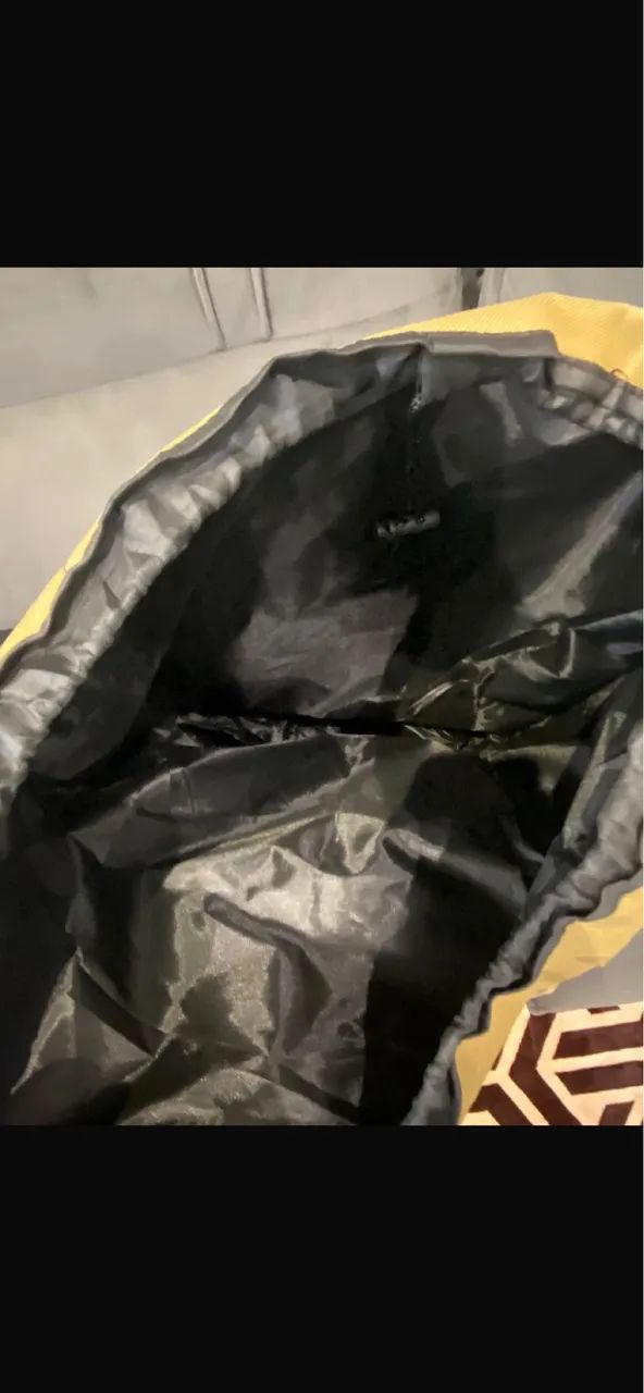 Mochila Bege - capacidade 50L  - Foto 4