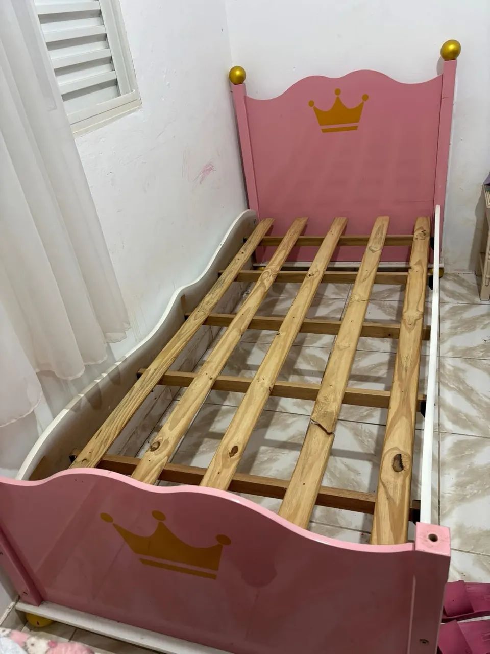 Cama infantil solteiro menina 