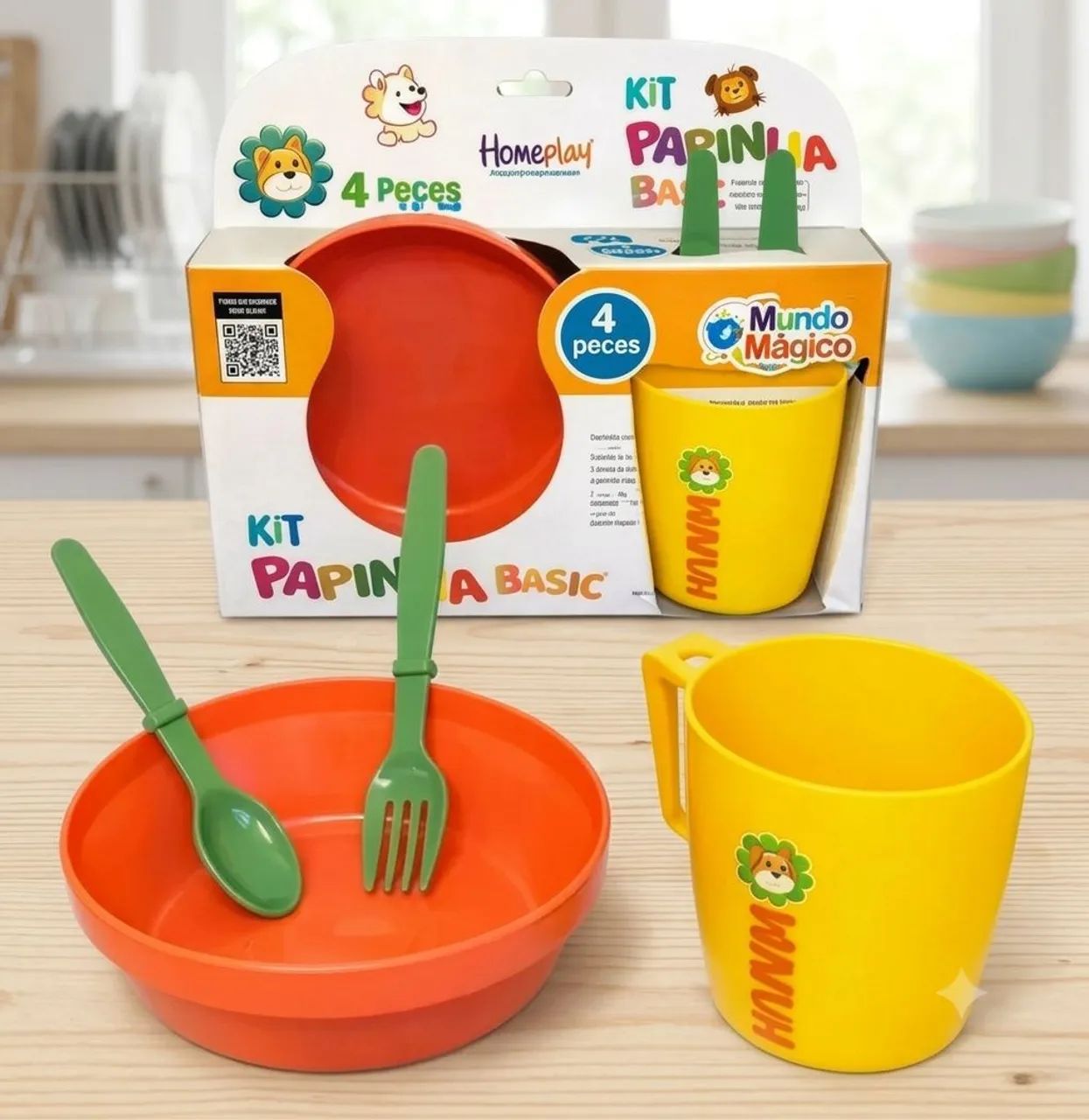 Kit Papinha Infantil Basic - 4 Peças - Foto 2