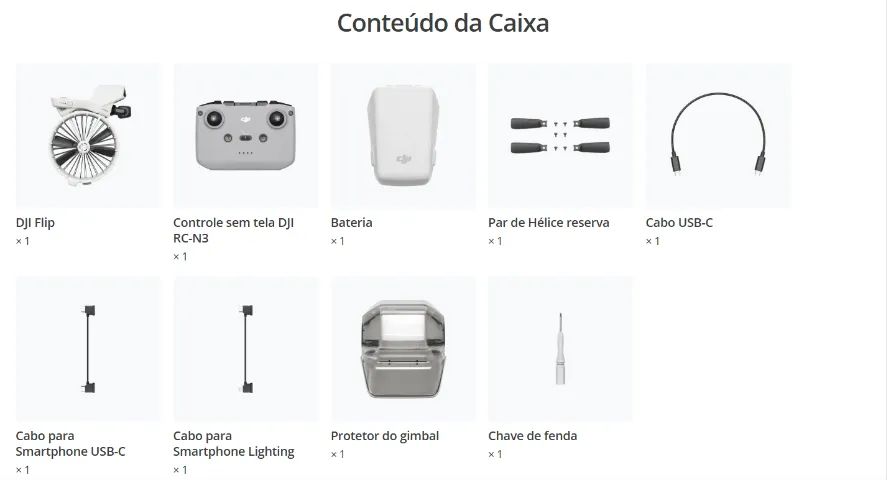 Drone DJI Flip Standard ( sem tela) - Foto 2