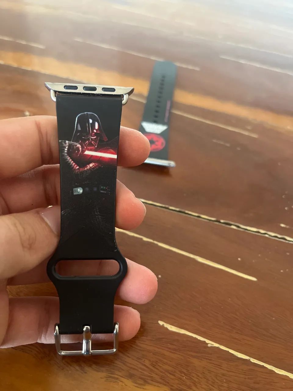 Pulseira Darth Vader Apple Watch Séries 9 45mm - Foto 2