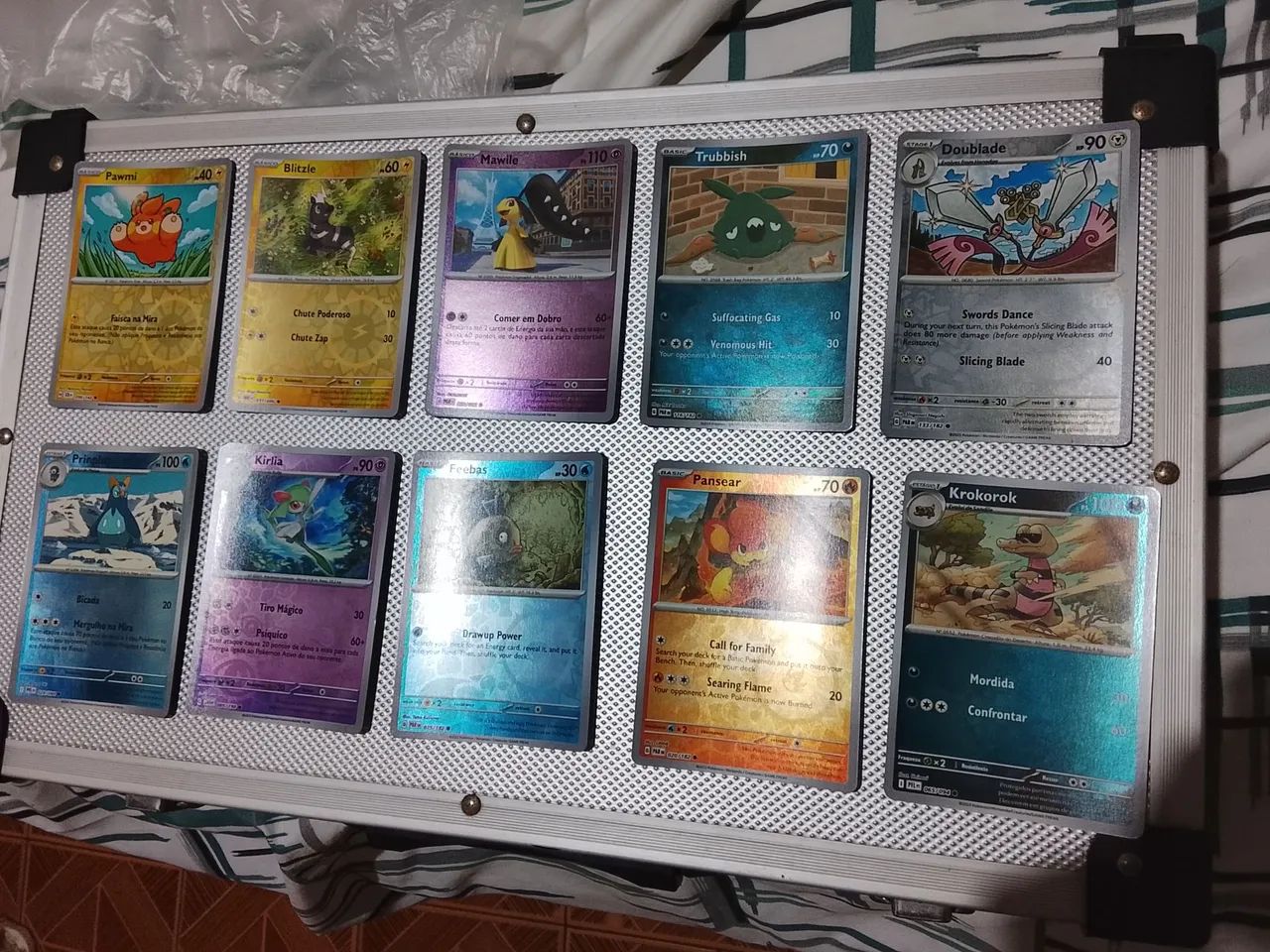 Set Cartas Pokémon Originais Holo Comuns - Foto 3