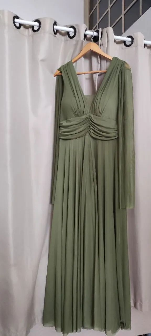 Vestido verde oliva 