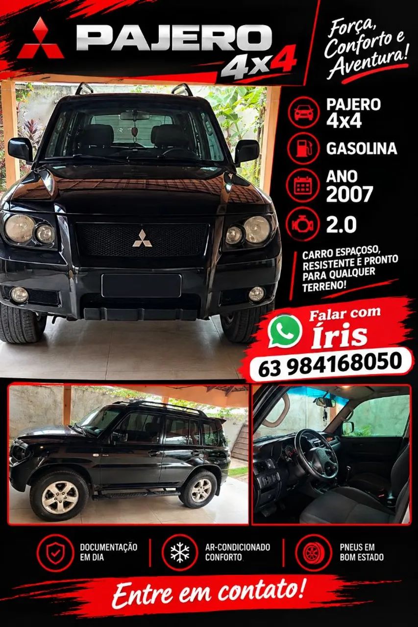 Mitsubishi Pajero Pajero TR4 2.0 Blind. 16V 131cv 4x4 Mec. 2007