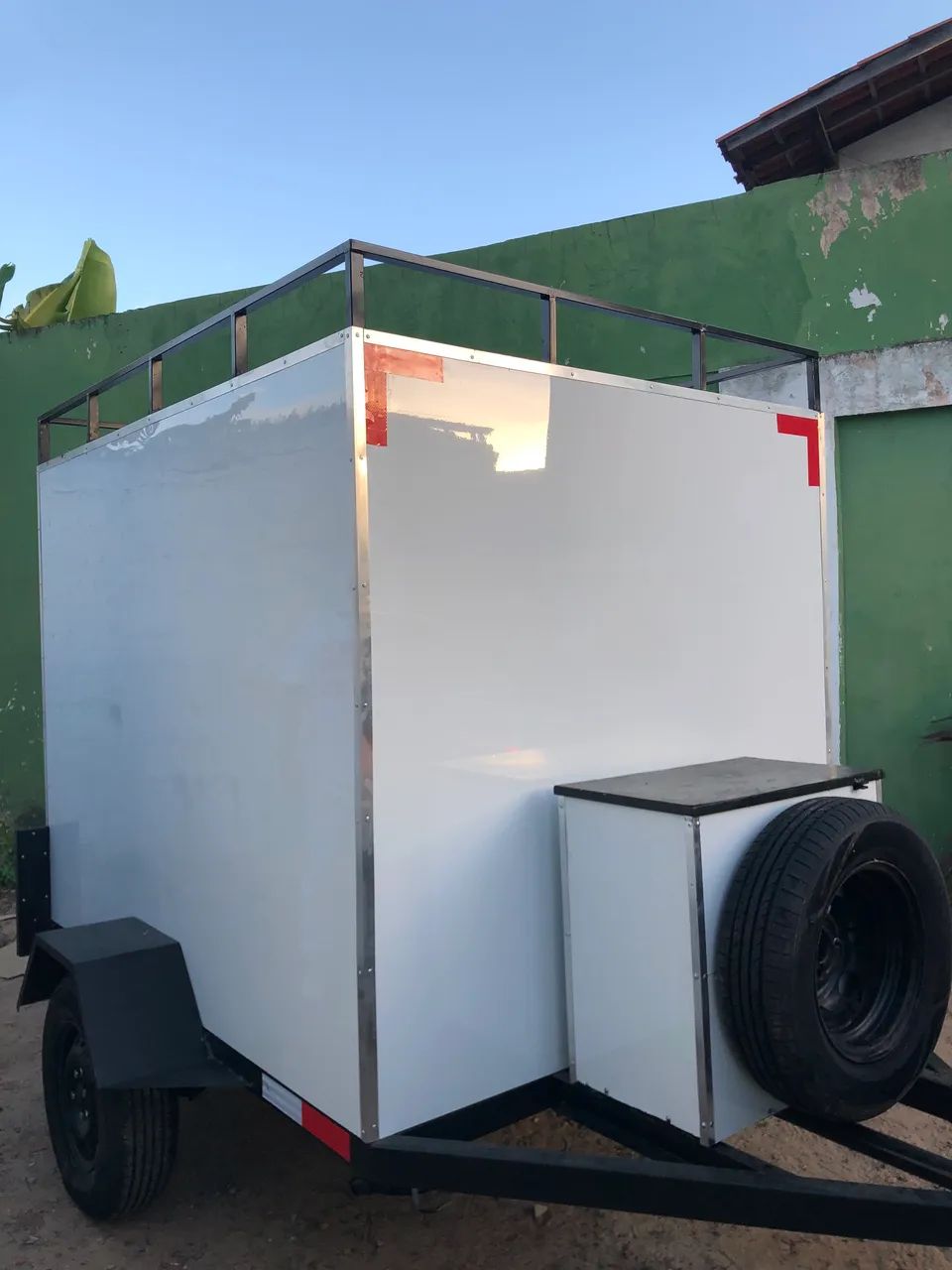 Carretinha Baú Nova - Fabricação Própria Sob Encomenda