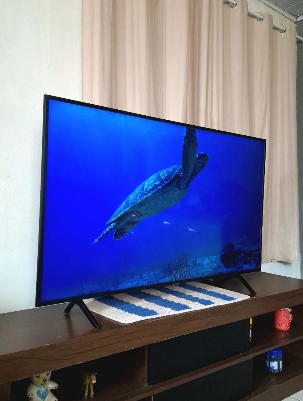  Smart TV Samsung 4K LED 55 polegadas - Foto 4