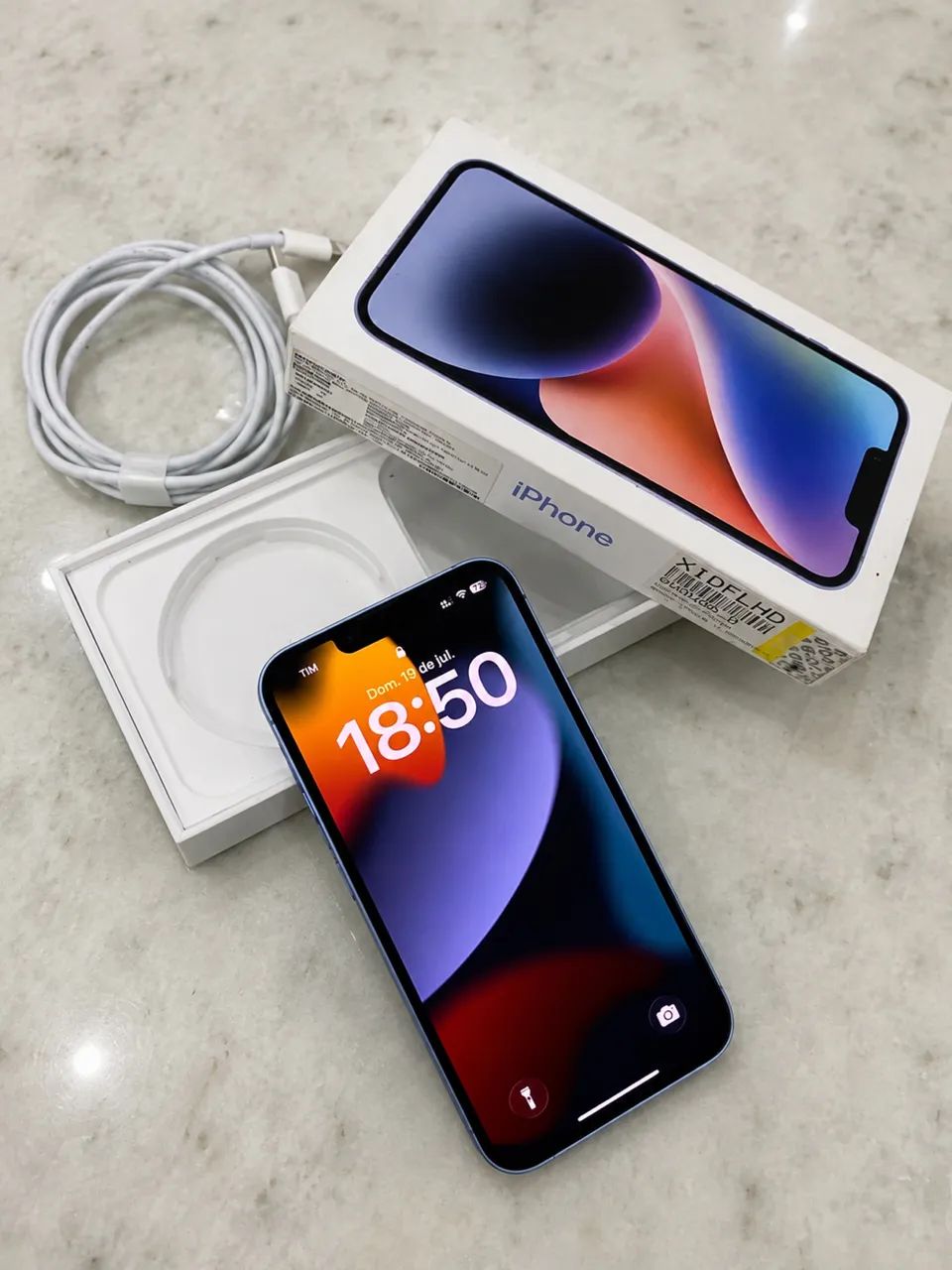 iPhone 14 128GB Azul | Completo na Caixa | Excelente Estado | R