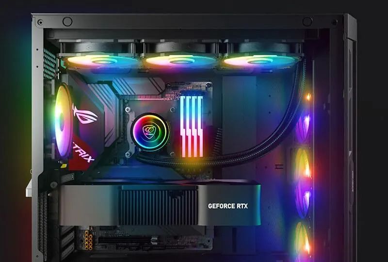 Water cooler cougar elite Poseidon 360mm - Foto 5