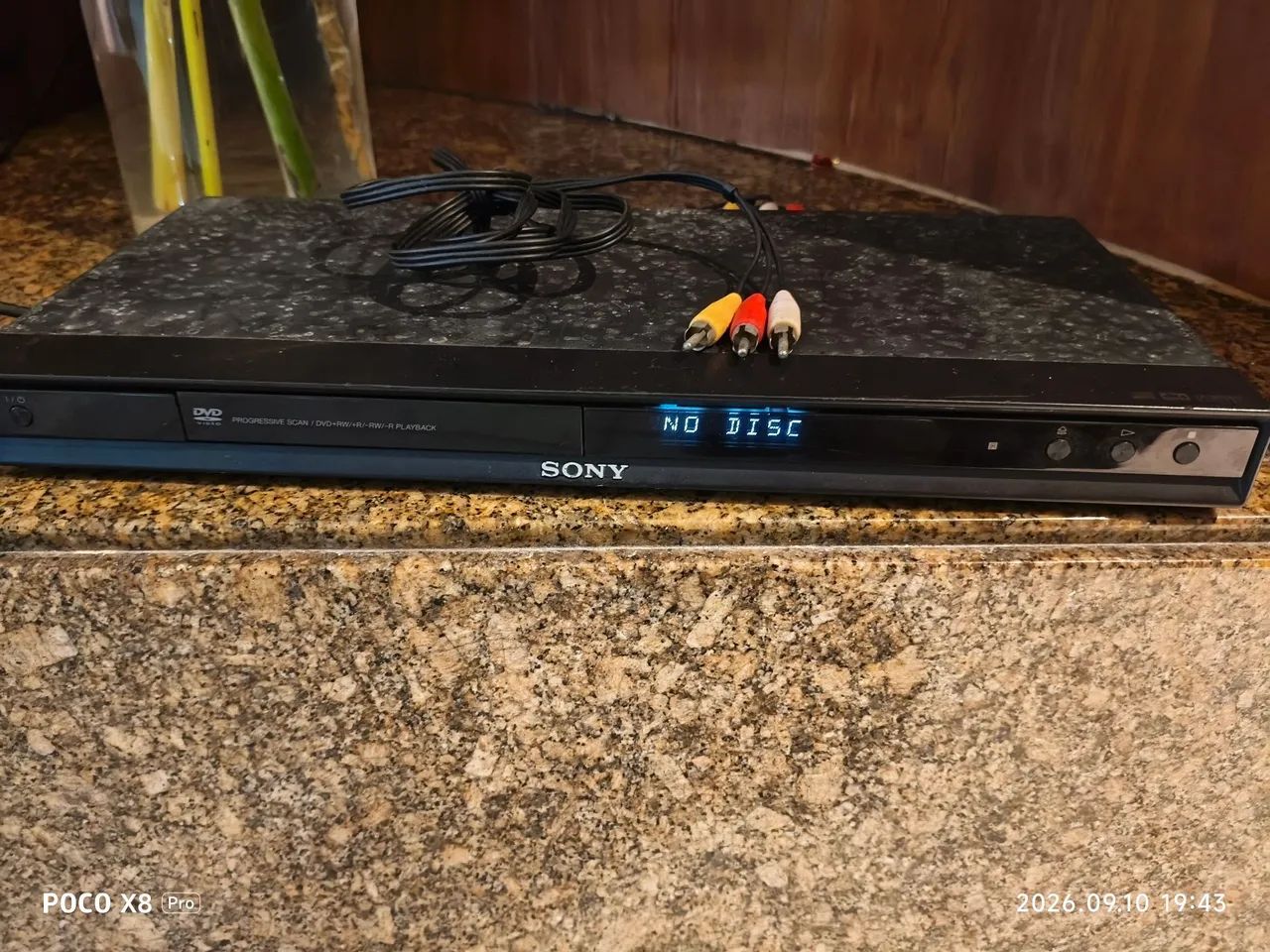Leitor de DVD sony