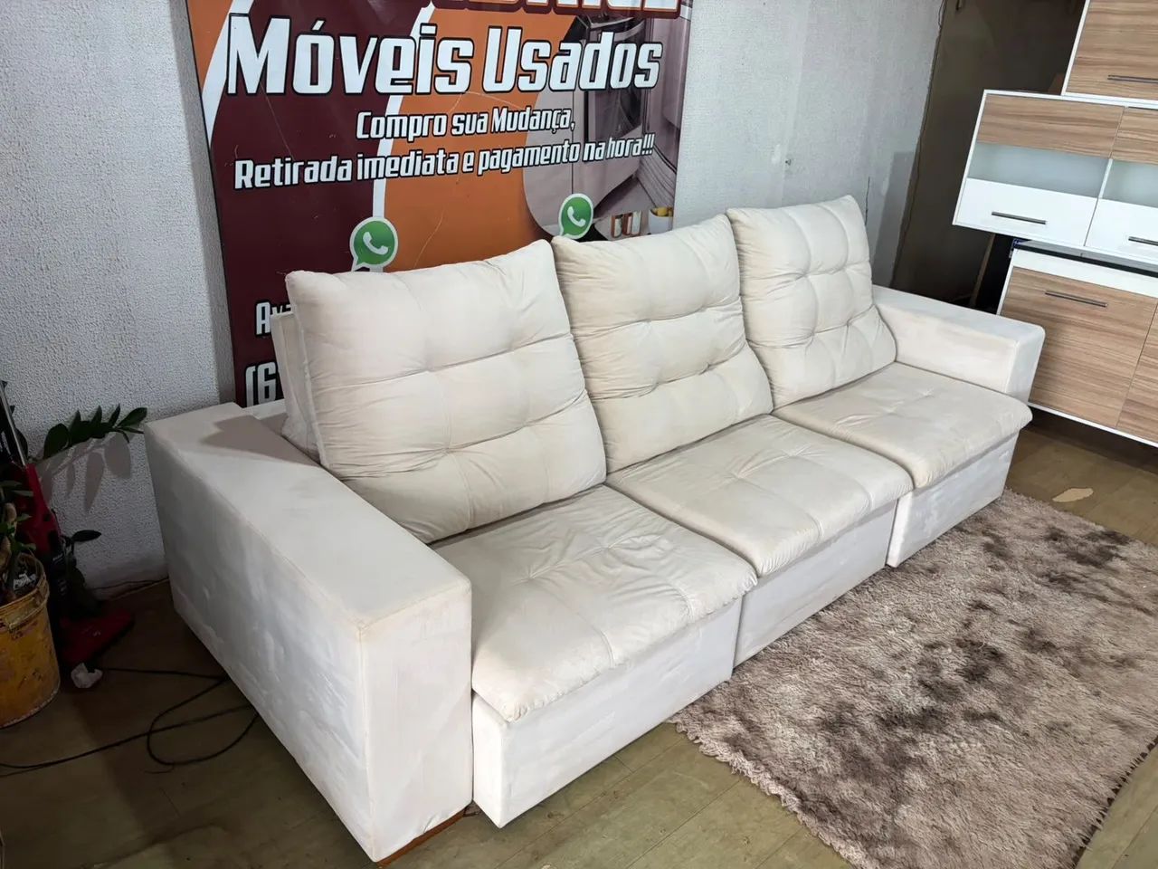 Sofazao retrátil reclinável top higienizado  - Foto 4