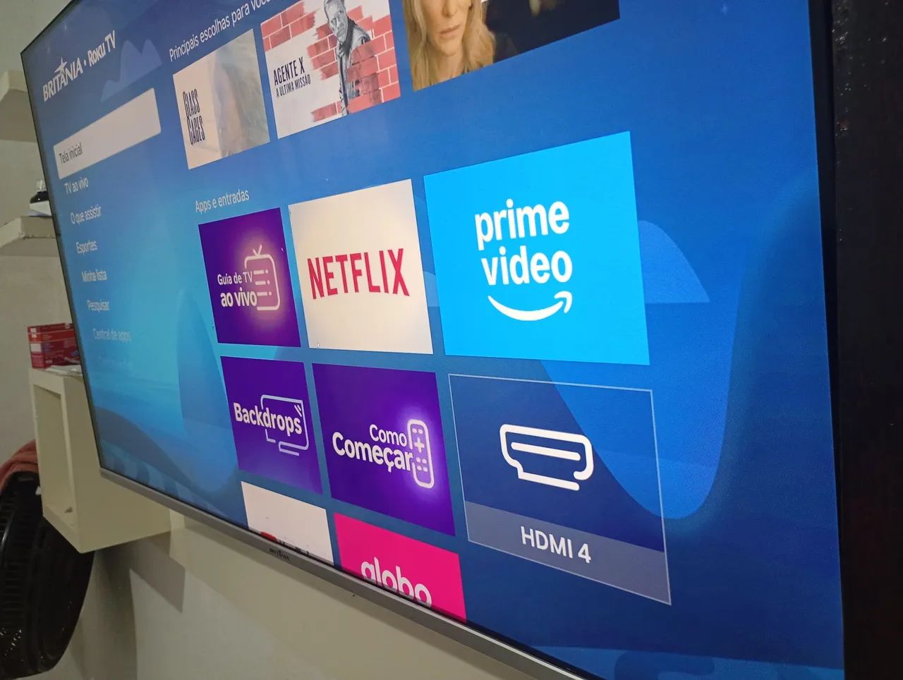 Vendo ou troco uma TV smart 50 polegadas 4K pega uma TV smart menor - Foto 4