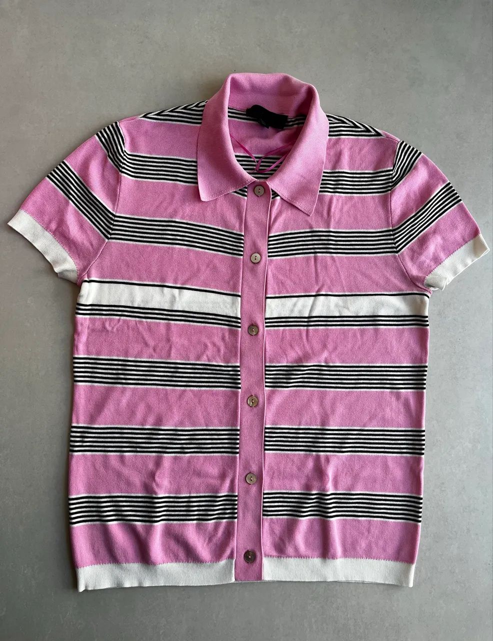 Blusa Zara listrada - G
