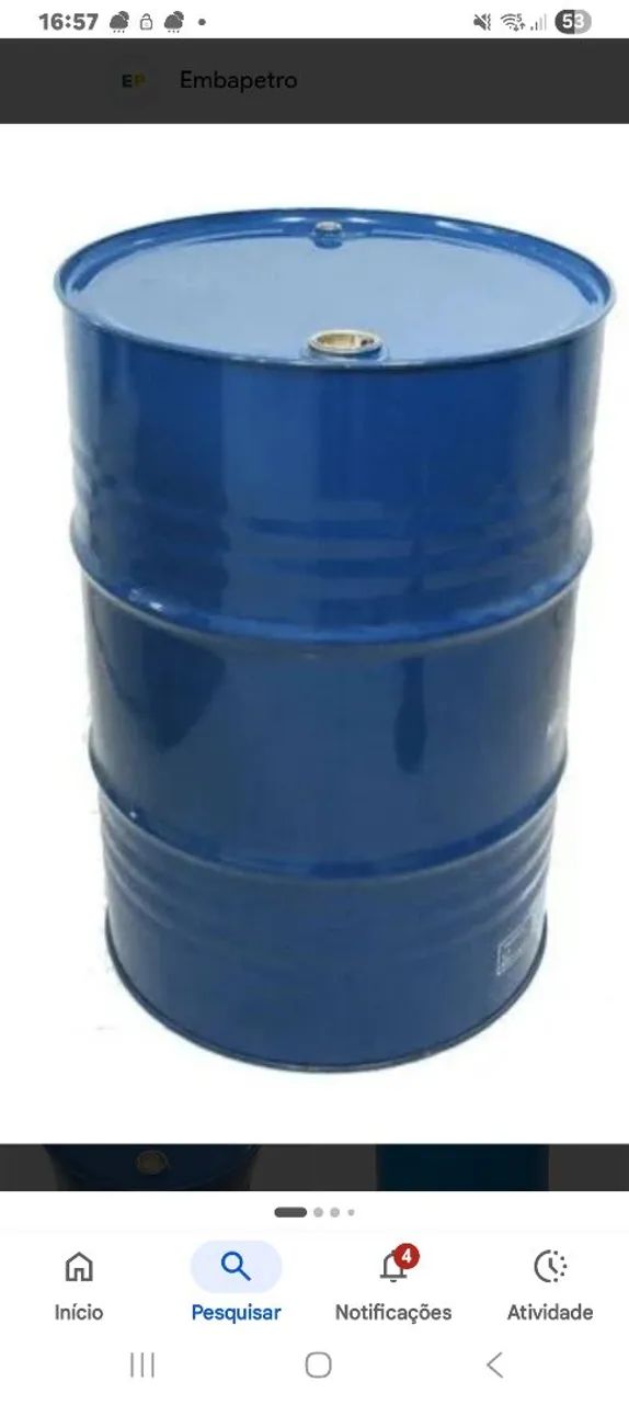 Tambor.  De aco 