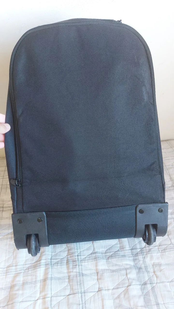 Mochila Executiva Sansonite Original com Carrinho e Rodinhas. - Foto 2