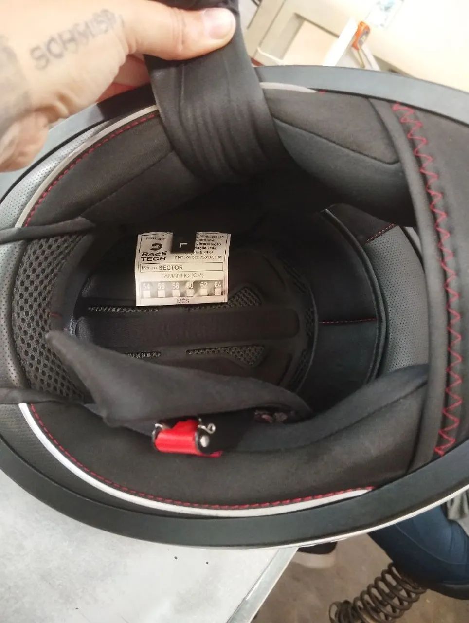 CAPACETE RACE TECH SECTOR - Foto 4