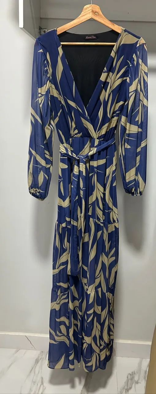 Vestido longo elegante tam 40 - Foto 2