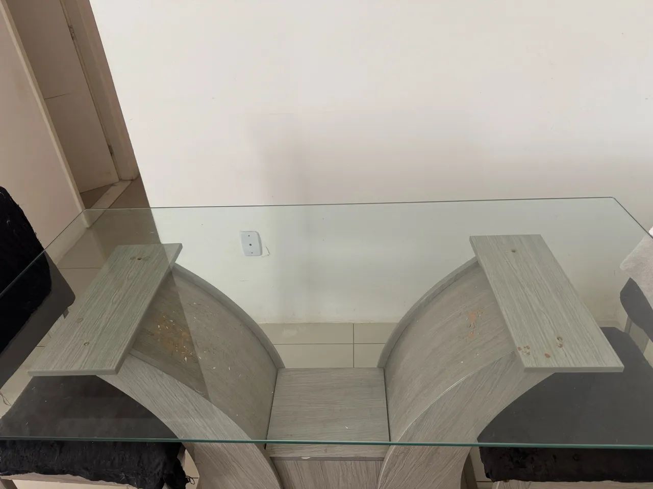 Mesa de vidro 6 cadeiras  - Foto 2