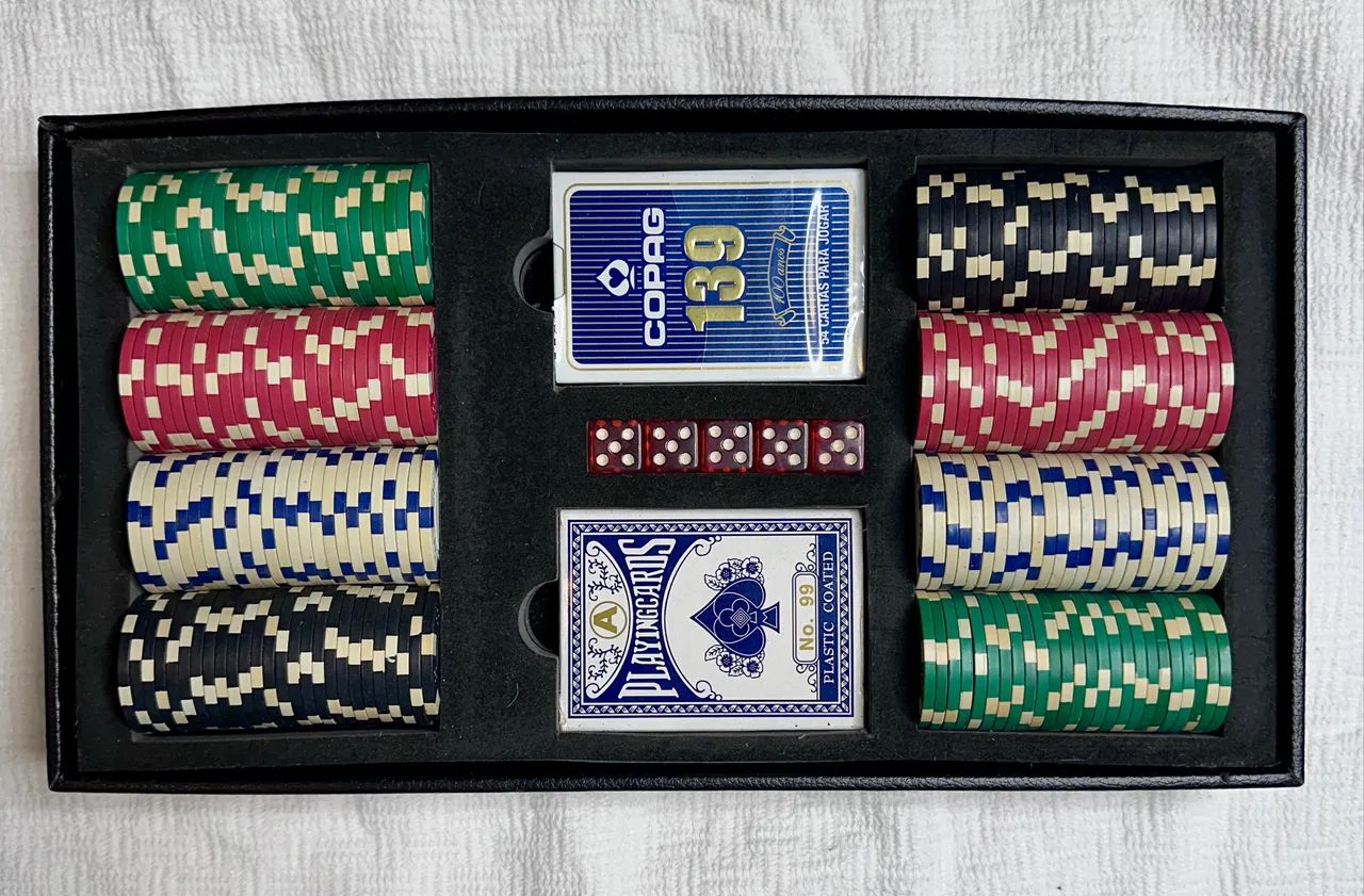 Kit Jogo de Pôquer Completo 