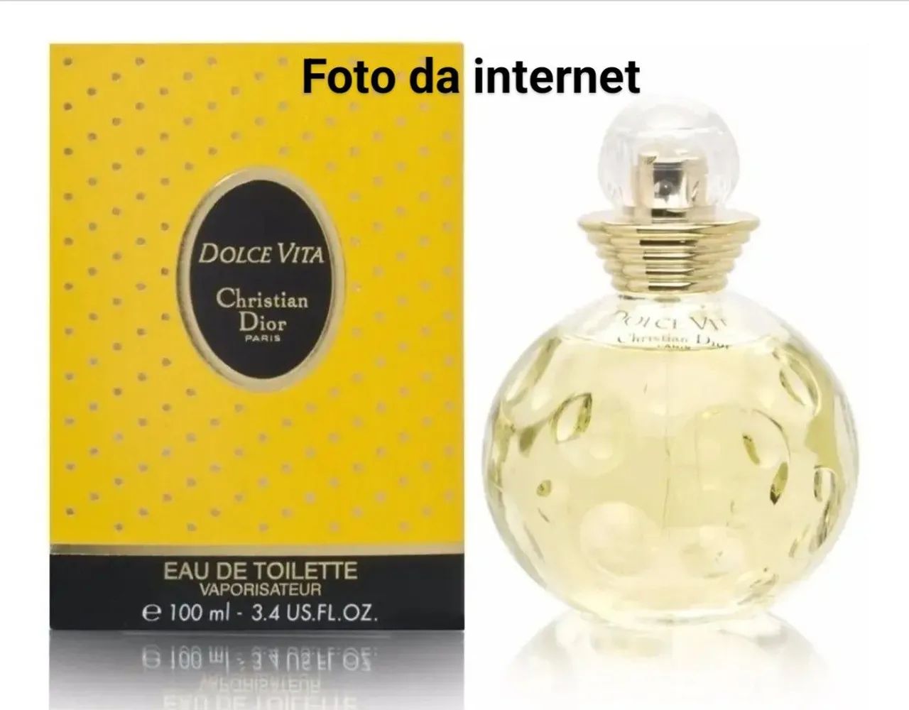 Perfume Dolce Vita de Dior 100 ml, eu de toilette, fem. (Lacrado