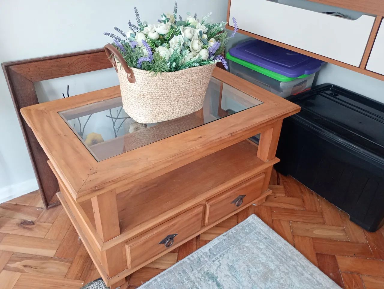 Mesa de Centro em Madeira de Demolição Cerejeira - Elegância e Durabilidade! ?<br> - Foto 2