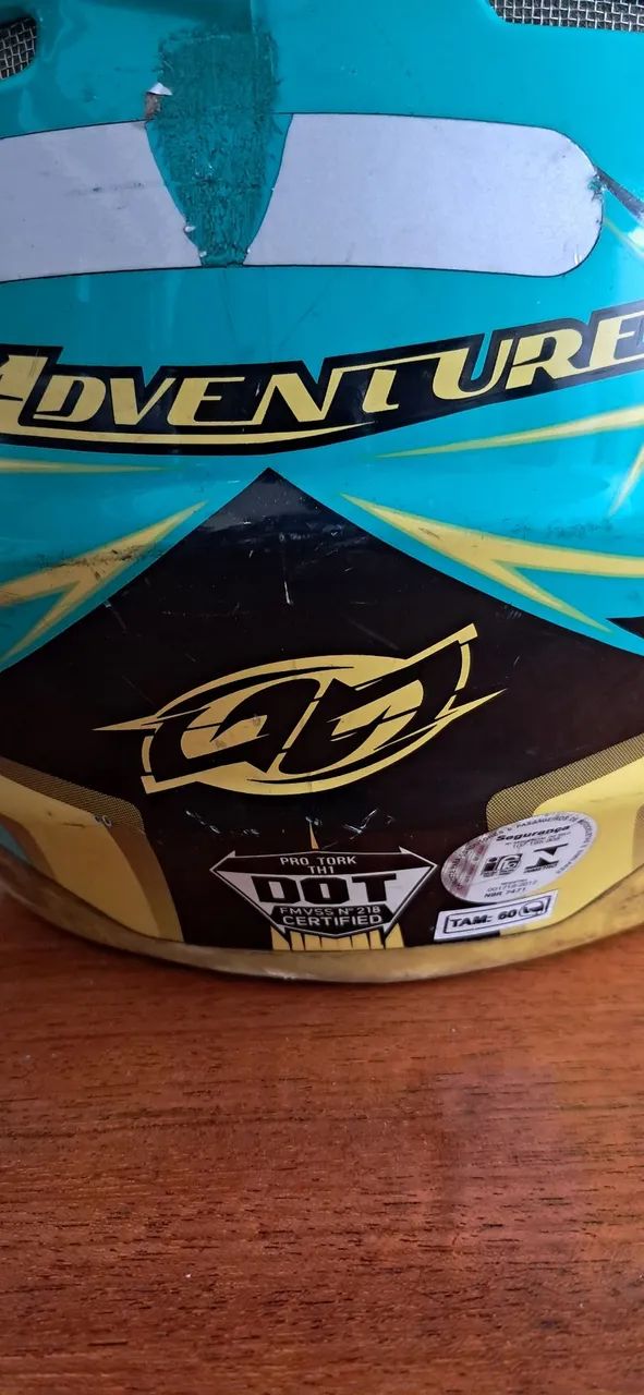 VENDO CAPACETE PROTORK TAM 60, USADO - Foto 4