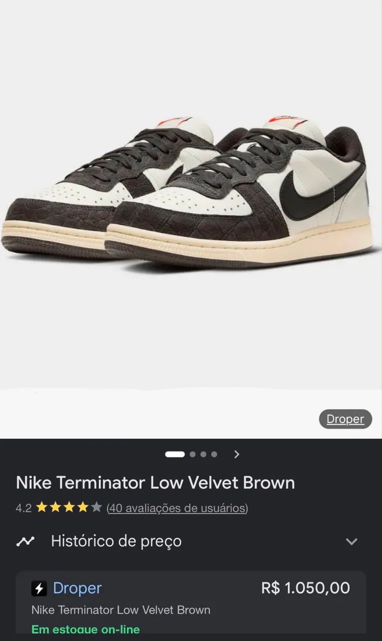 Dunk Terminator Low Velvet Brown - Foto 2