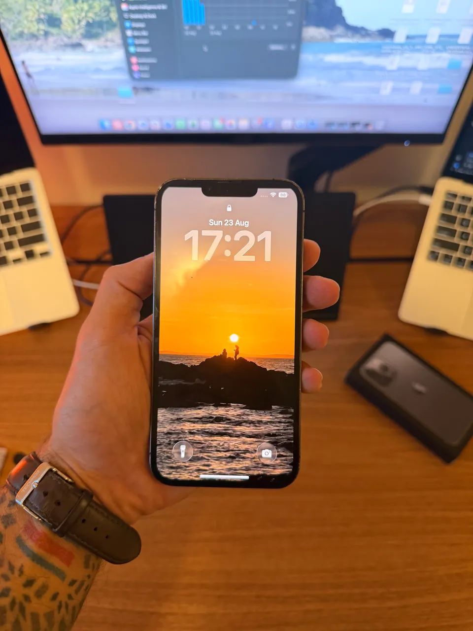 iPhone 13 Pro - Grafite - Com Caixa e Nota Fiscal - Foto 3