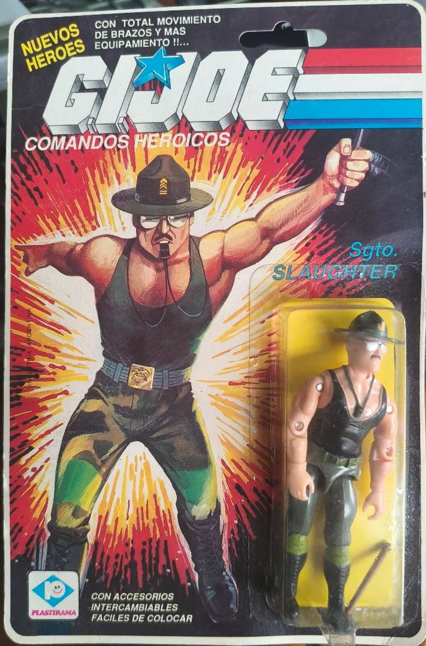 GI JOE/COMANDOS HEROICOS/COMANDOS EM AÇÃO/SGTO SLAUGHTER 