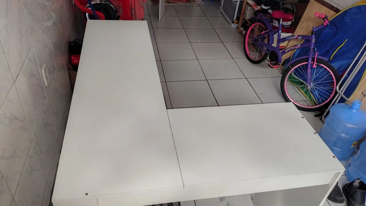 Mesa para computador em MDF em ( L ) - Foto 3