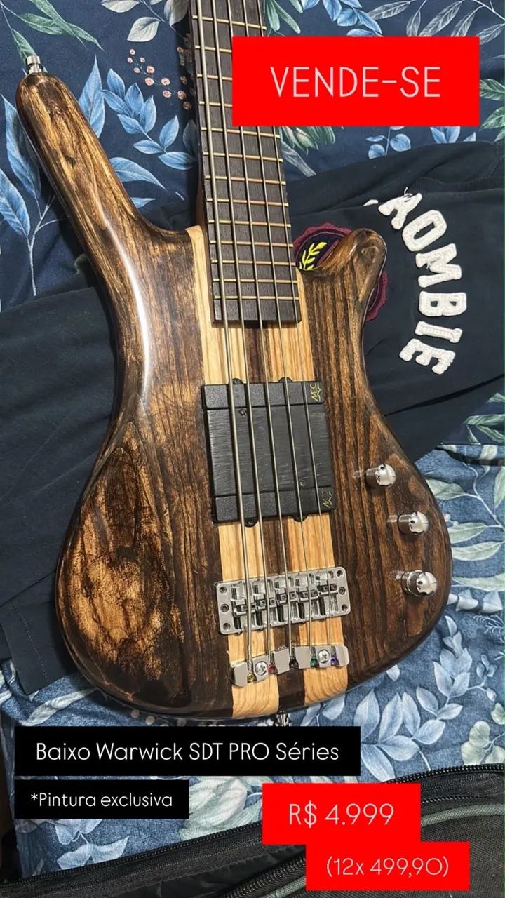 Baixo warwick std korea 5c - Foto 2
