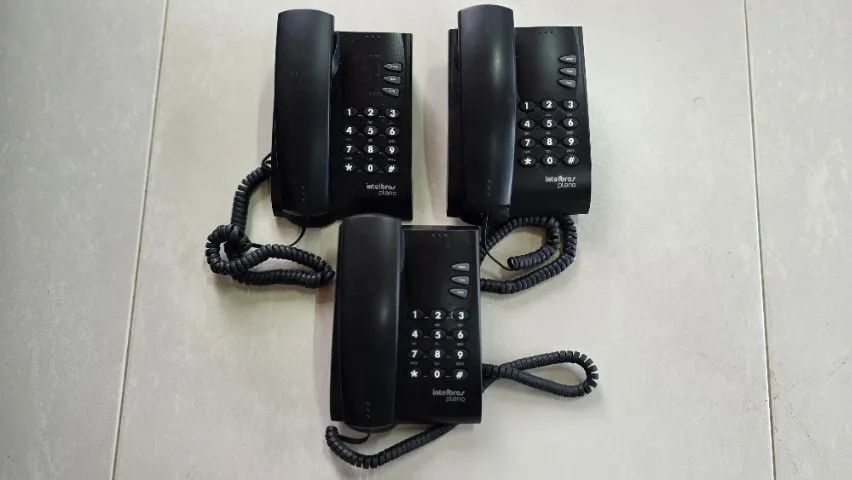 Kit 4 Telefones com Fio - 3 Intelbras Pleno + 1 Multitoc - Foto 3