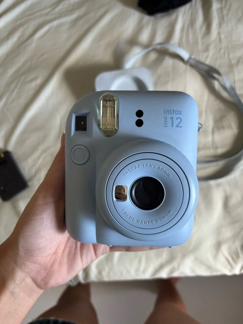 câmera instax 12 mini azul 