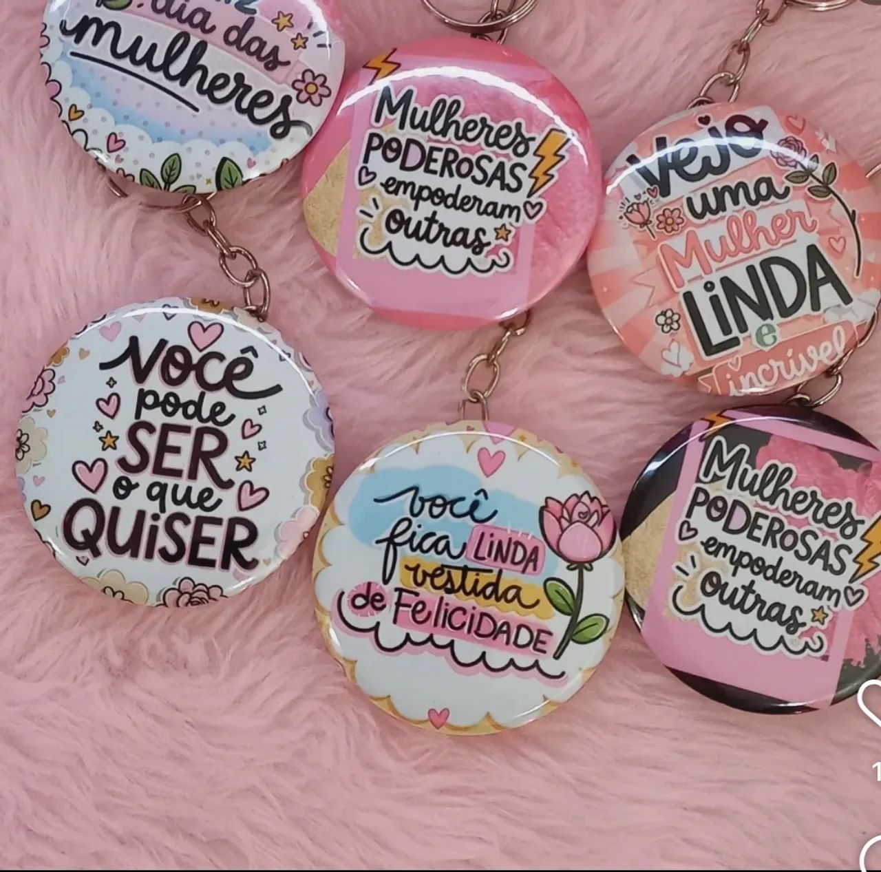 Chaveiros bottons personalizados com foto  - Foto 3