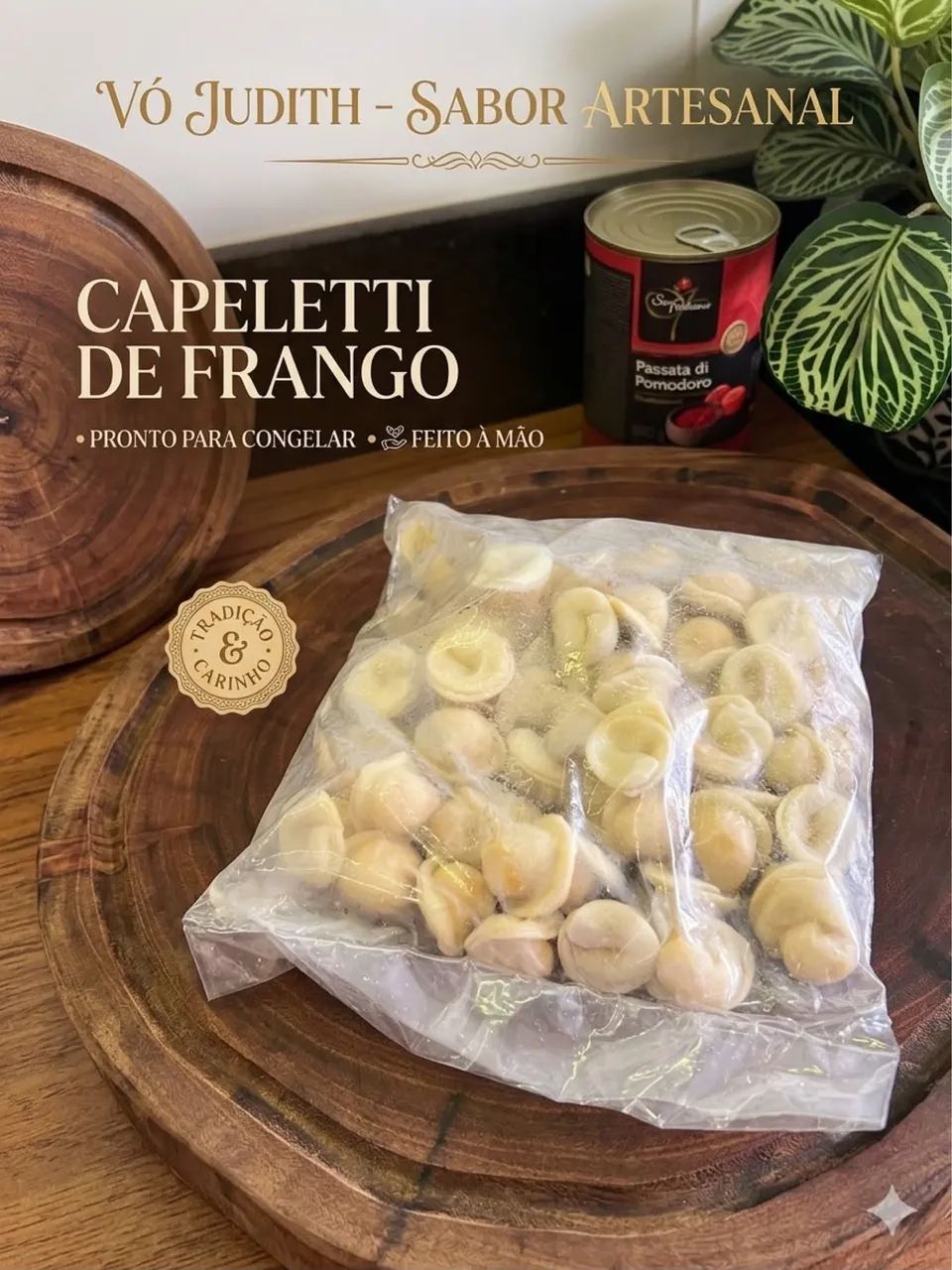 Capeletti artesanal caseiro congelado  - Foto 3
